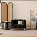 Modern Sofa with Solid Wood Legs U34134
