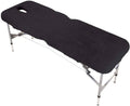 Black Massage Table Couch Cover with Face Hole J540