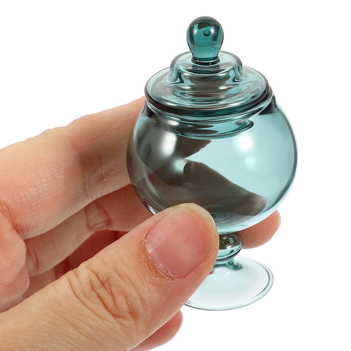 Miniature Glass Cookie Jar Dollhouse Decor P20022