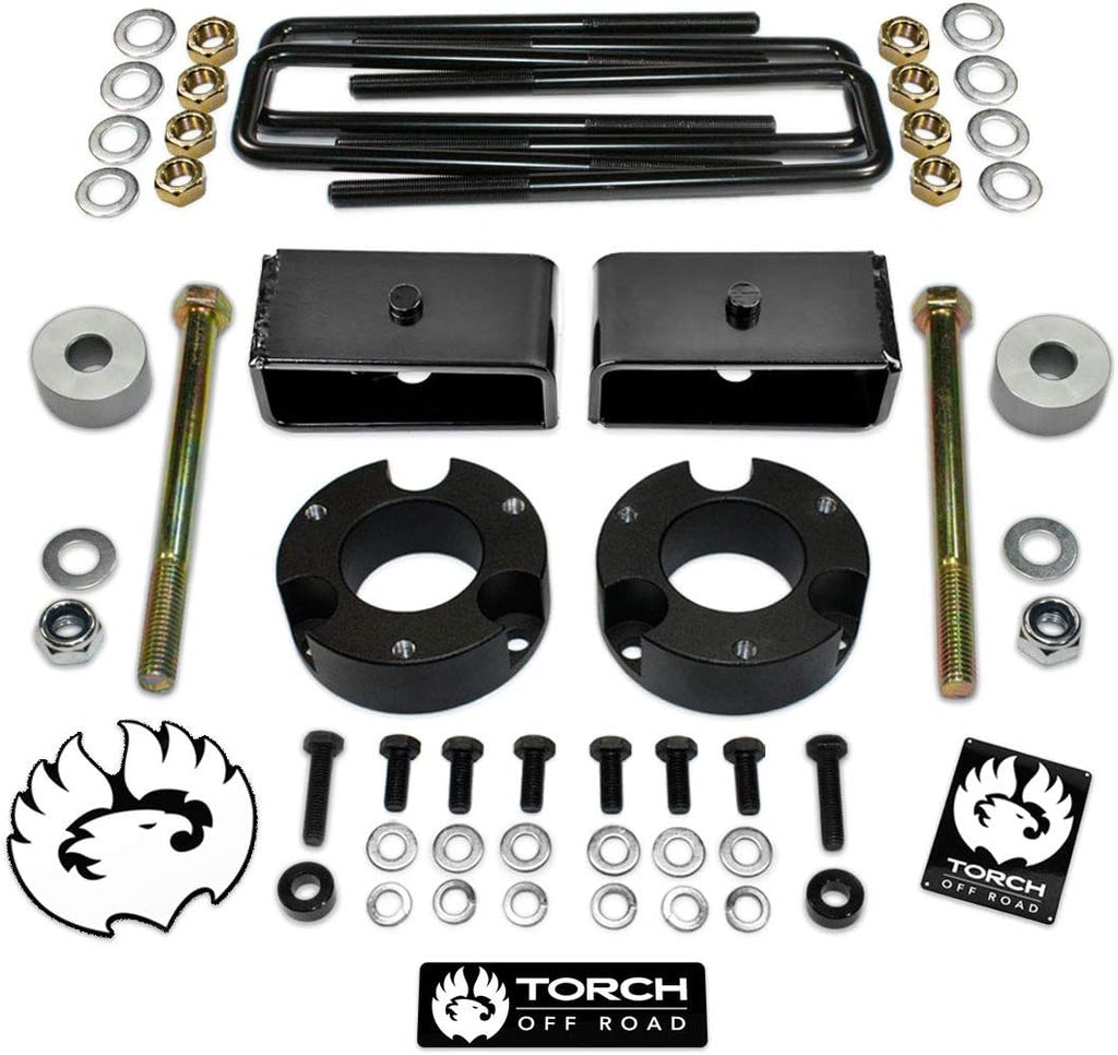 3" Front 2" Rear Leveling Lift Kit for 1995-2004 Toyota Tacoma 4WD With Differential Drop J7177