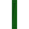 10 3/4x22W x 44x22H PVC Board-n-Batten Shutters with Z-Bar H341