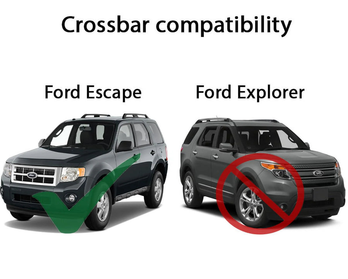 Roof Rack Crossbars Ski Rack Combo F97884