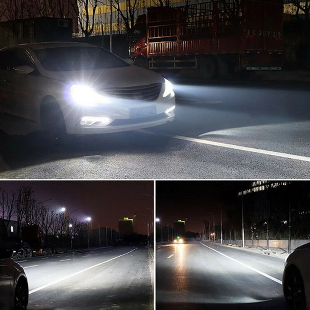 White LED Headlights Combo Bulbs Q778408