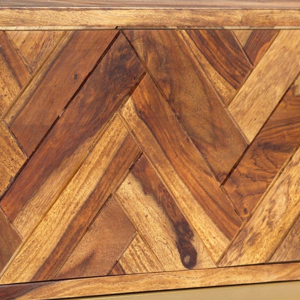 Solid Sheesham Wood TV Cabinet B285156