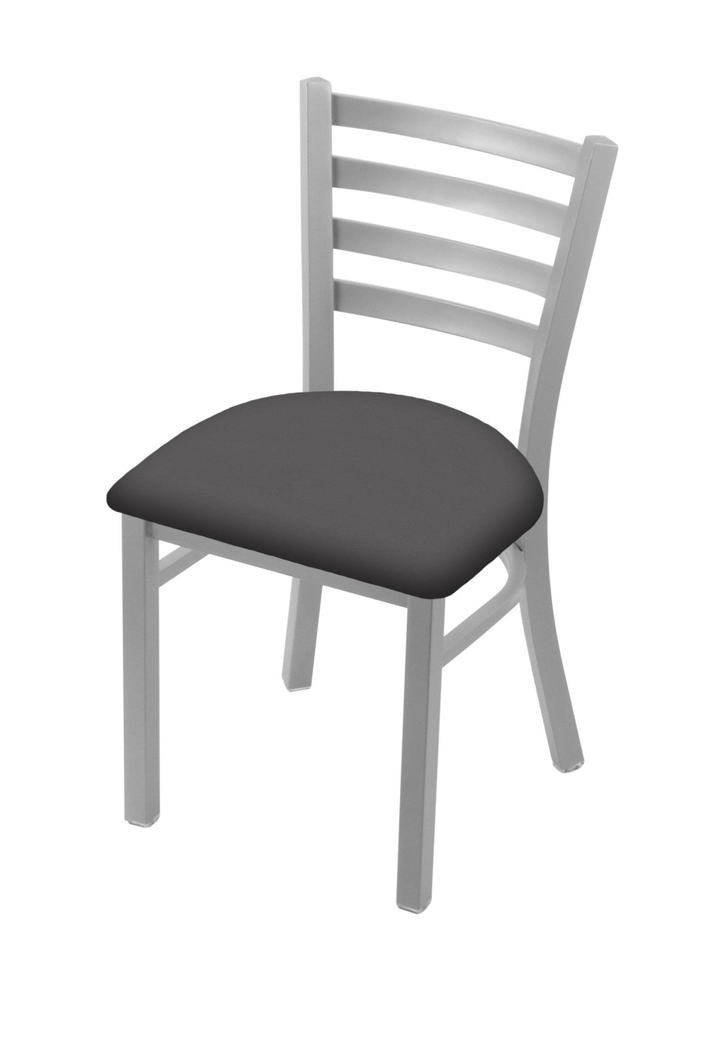 18x22 Chair with Anodized Nickel Finish and Graph Poppy Seat E809004