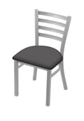 18x22 Chair with Anodized Nickel Finish and Graph Poppy Seat E809004