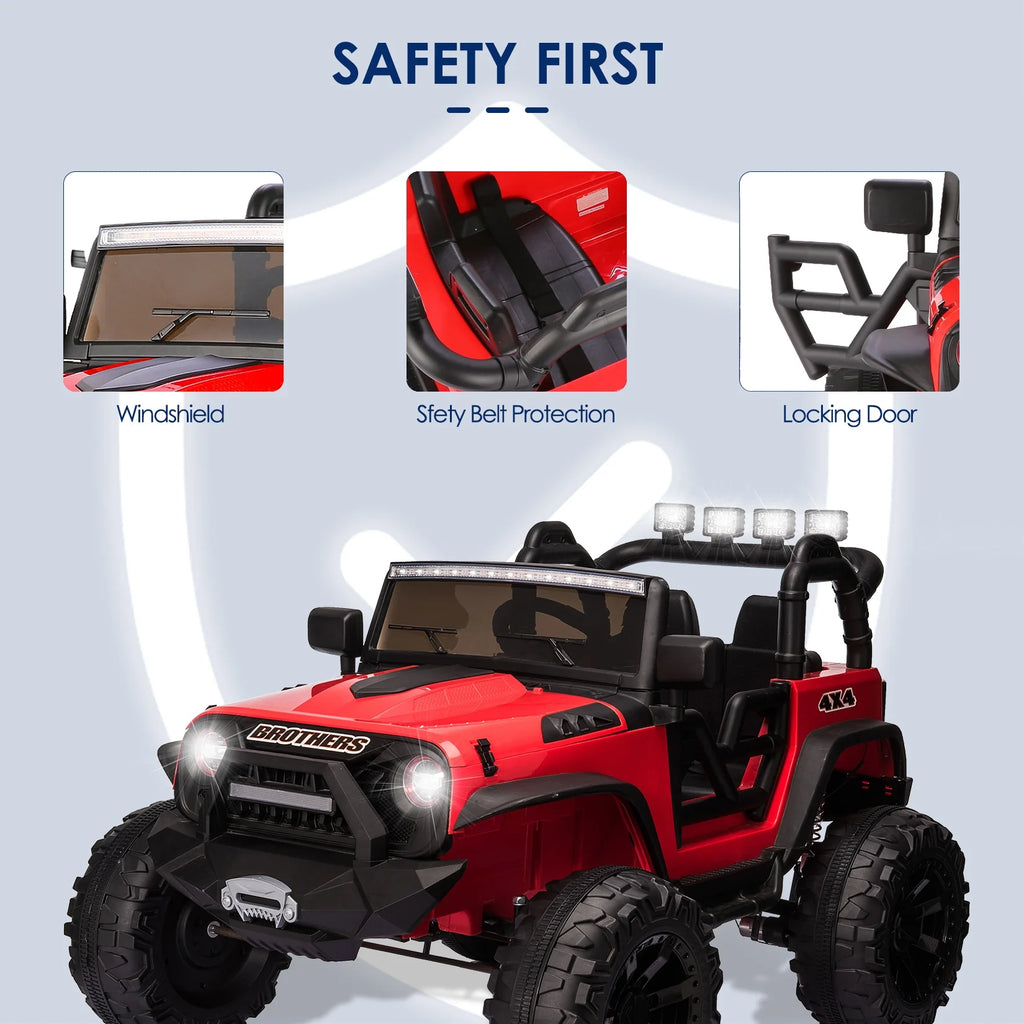 24V Kids Ride on Truck 2 Seater Powered Ride on Toy Car G219090