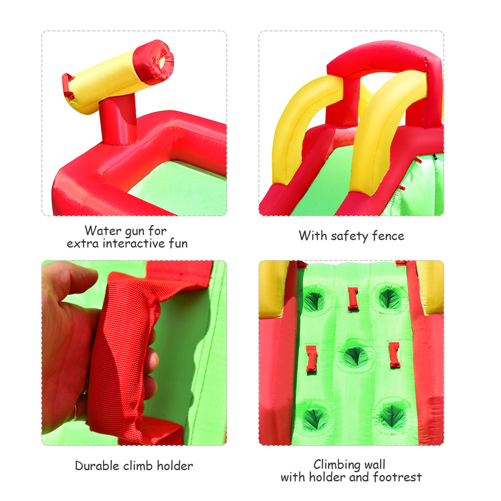 Inflatable Water Slide Bounce House with 350W Blower E76426