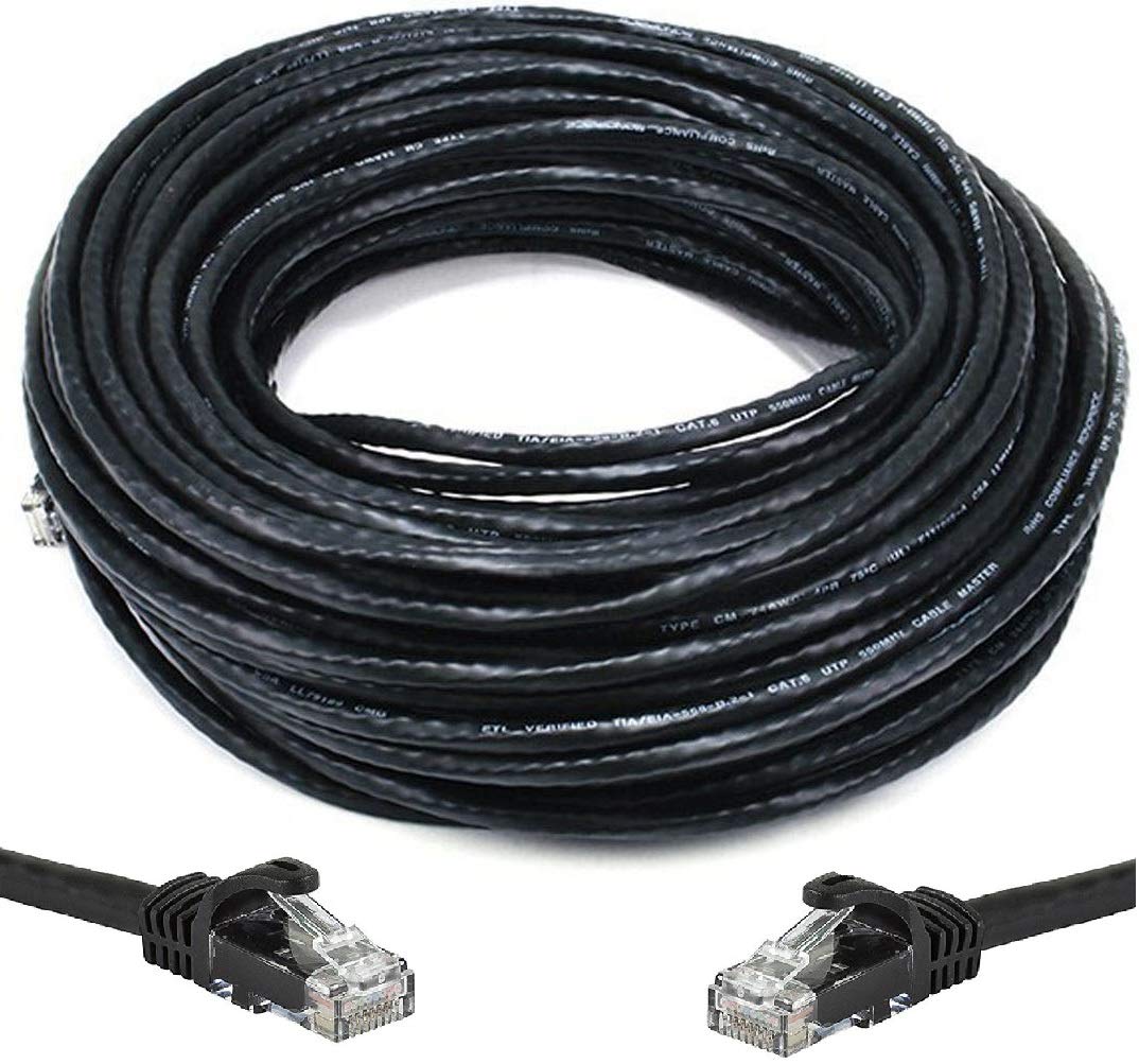 200FT Outdoor Direct Burial CAT6 Ethernet Cable E873
