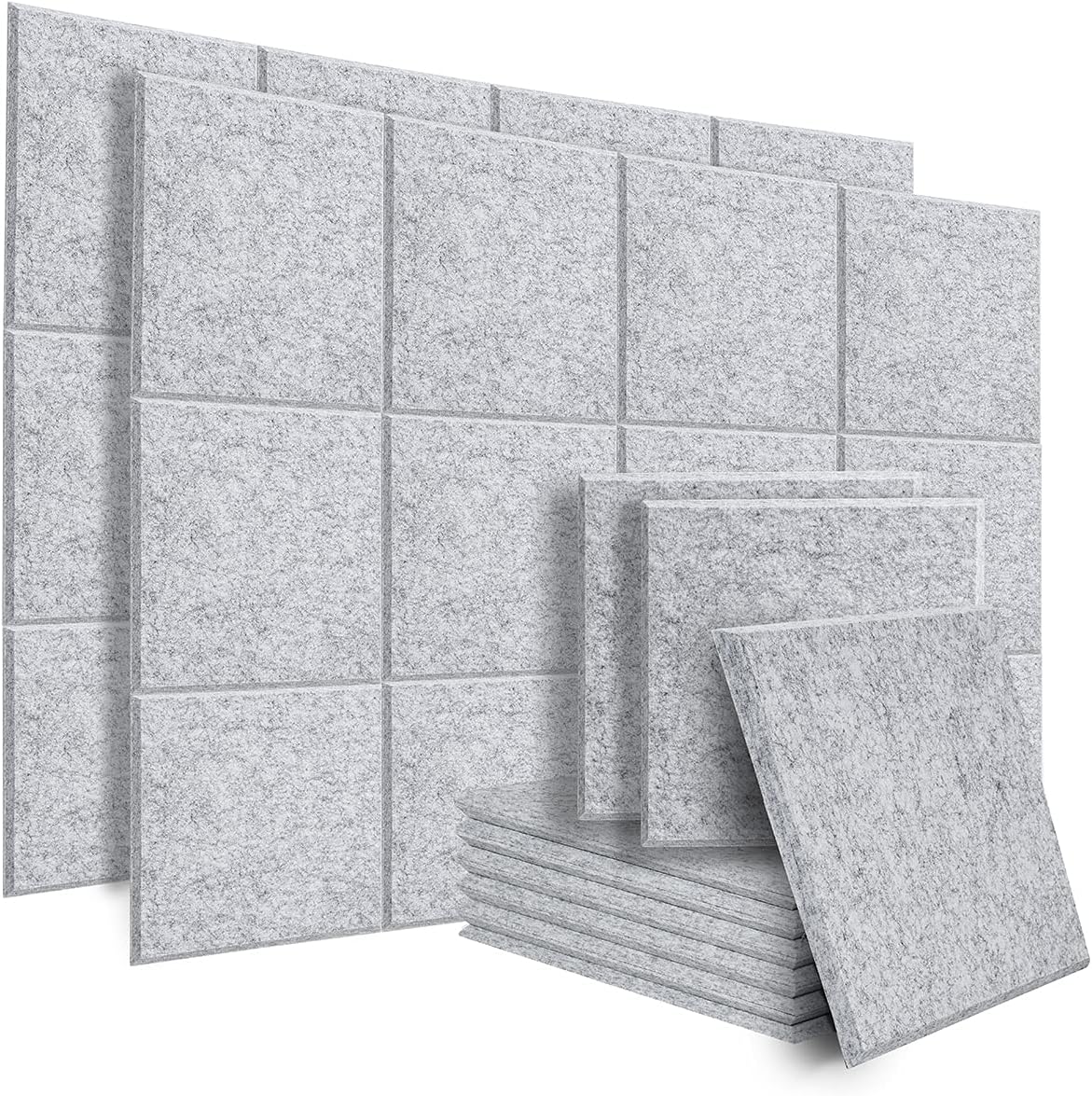 Art Acoustic Panels 12"x12" 6 Pack Sound Absorbing Wall Panel J35037
