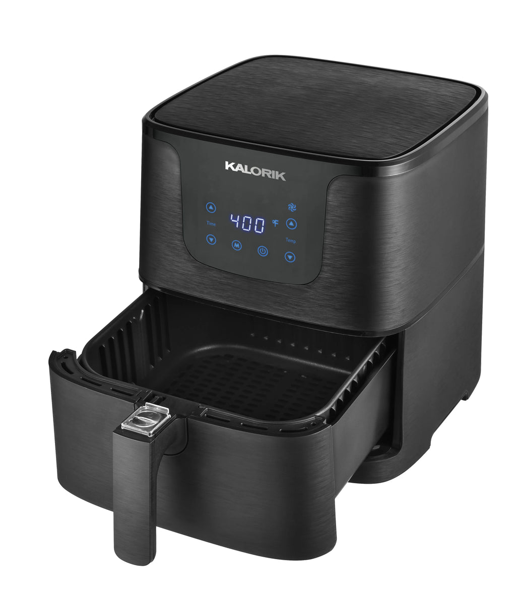 3.5 Quart Digital Air Fryer, Matte Black N9553