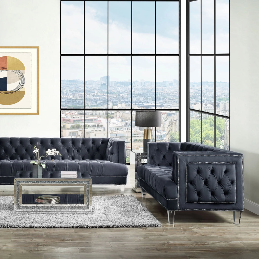 Charcoal Loveseat L719167