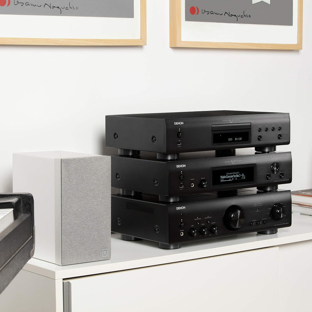 Stereo Integrated Amplifier with Phono Pre-Amp, Black Q481567