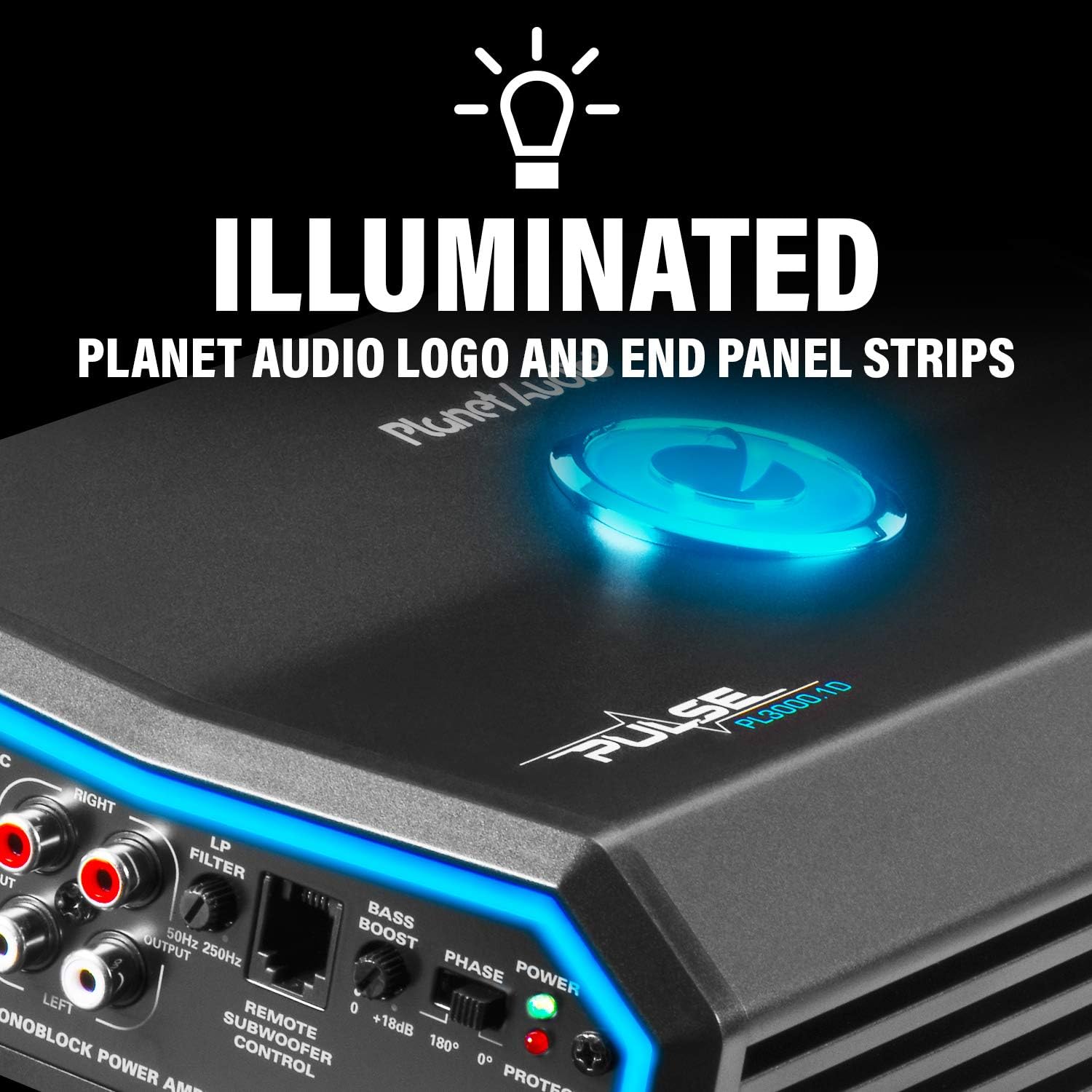 Class D Car Amplifier, 3000 Watts, 1 Ohm Stable, Monoblock H6987