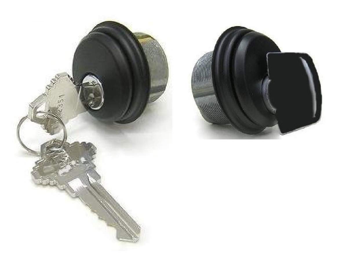 Dark Brown Mortise Lock Cylinder & Thumbturn, Pack of 2 Y136281