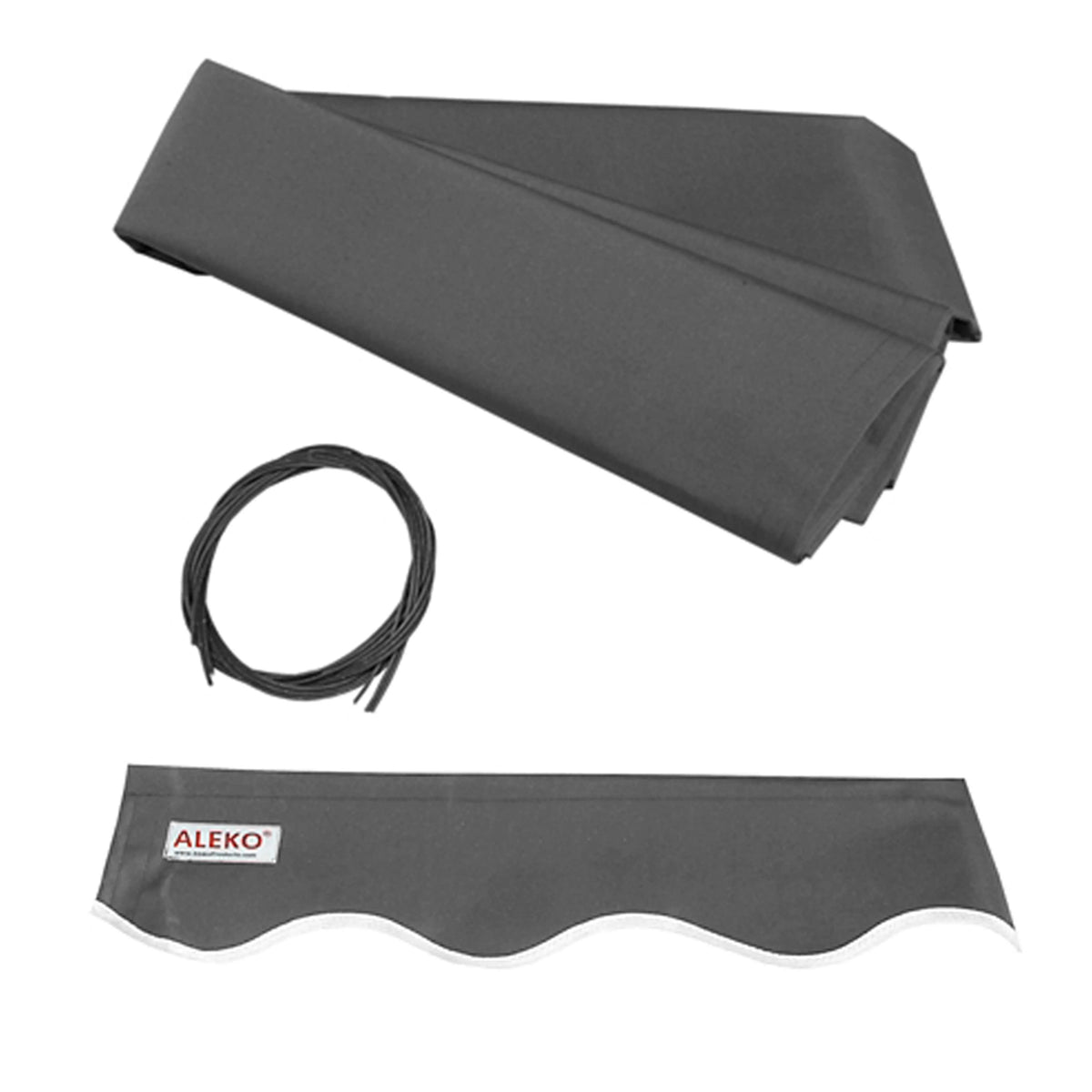 Gray Retractable Patio Awning T941