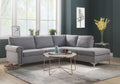 Gray Sectional Fabric Sofa I1103