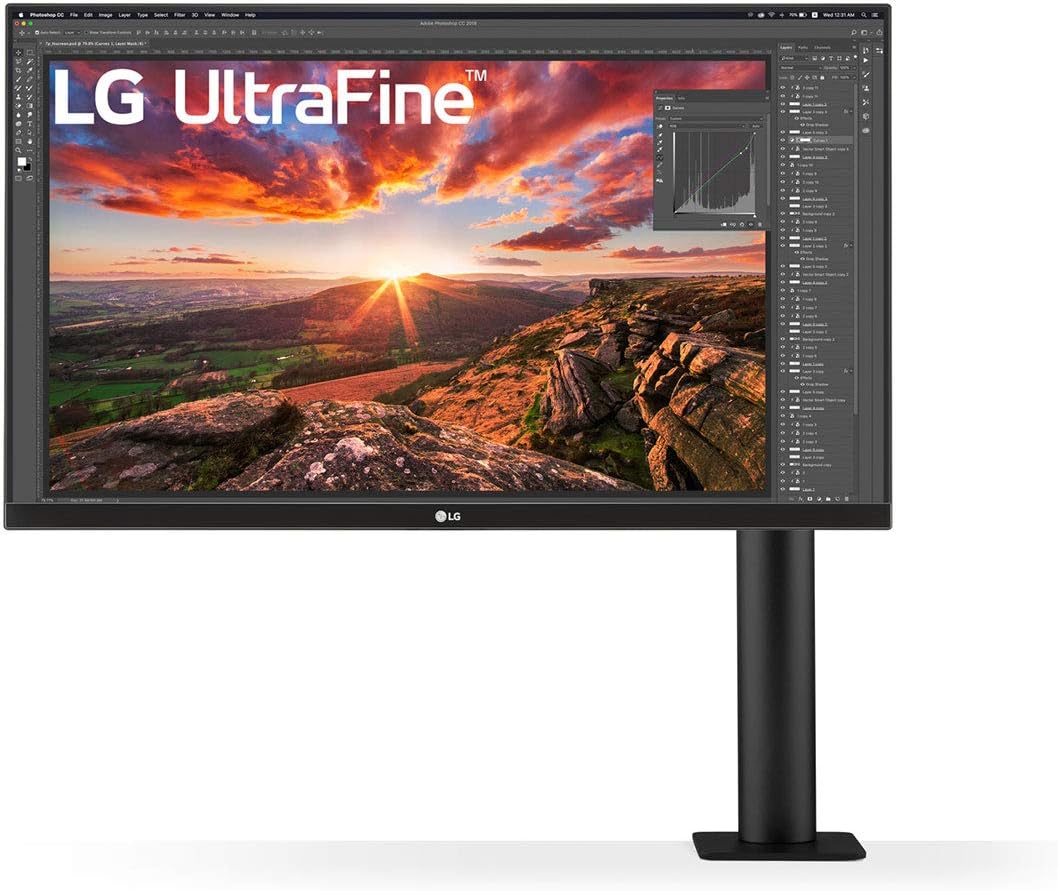 27 inch Ergo IPS UHD 4K Ultrafine Monitor, Black Z159