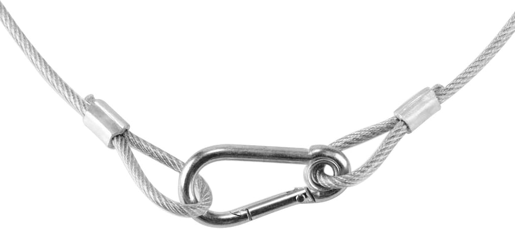 Stage Lights Safety Cables 33'' Stainless Steel Security Rope, Pack of 10 N993