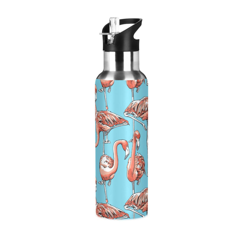 Insulated Stainless Steel Water Bottle with Straw Lid, 20 oz Z352624