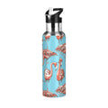 Insulated Stainless Steel Water Bottle with Straw Lid, 20 oz Z352624