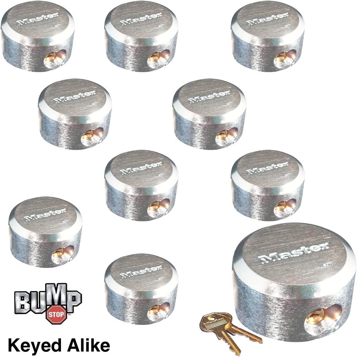 Keyed Alike Hidden Shackle Padlocks S922702