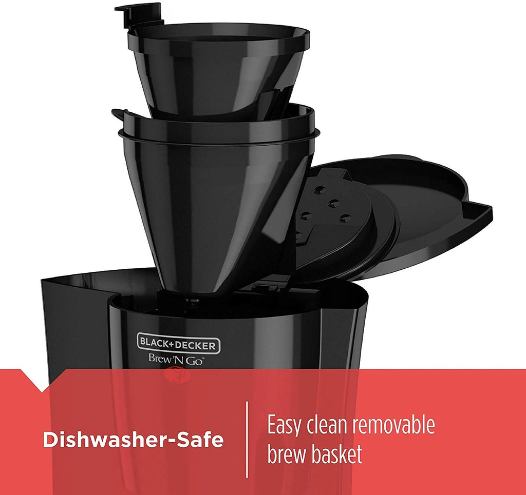 Black/Stainless Steel Coffeemaker W595