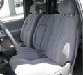 Mid Gray Automotive Twill Front Row Seat Covers M611