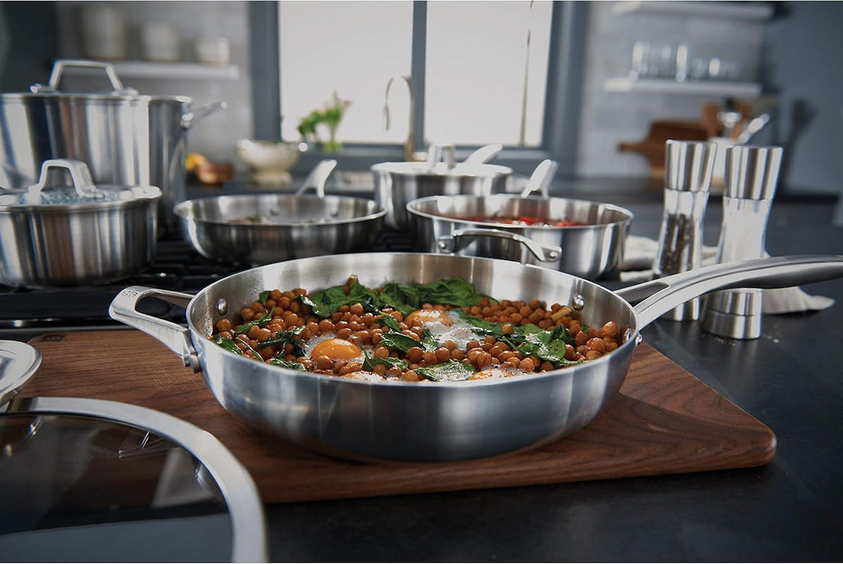 11-Piece Stainless Steel Cookware Set C2267