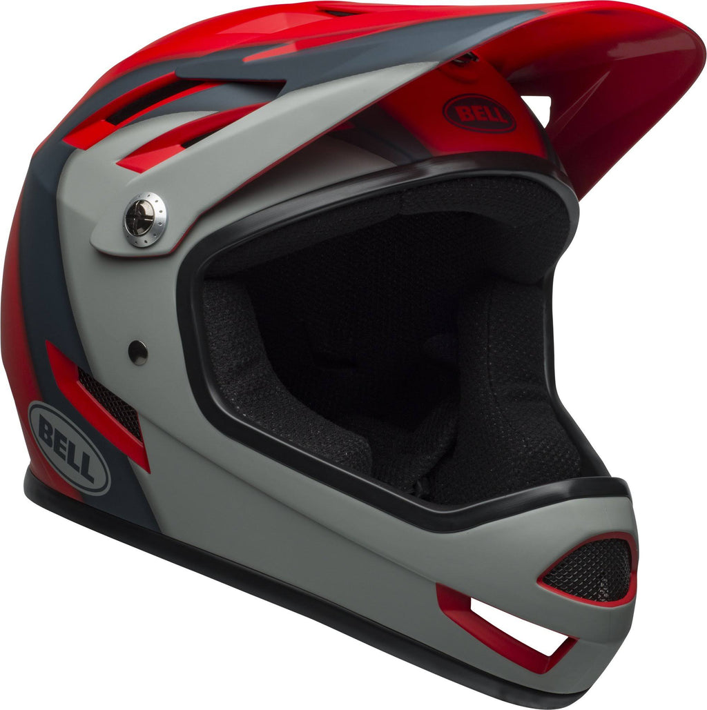 Matte Crimson Slate Gray Helmet U659