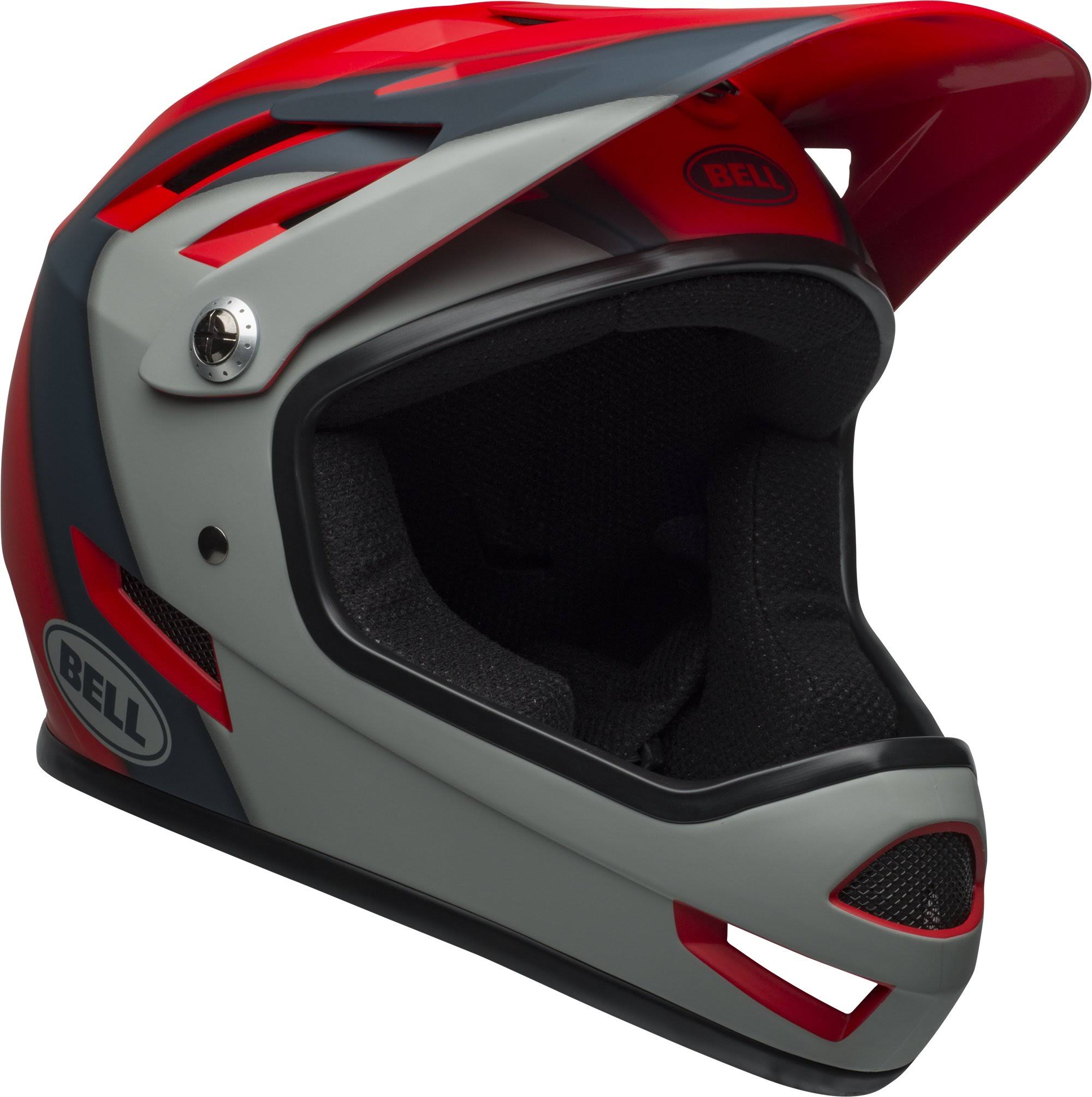 Matte Crimson Slate Gray Helmet U659