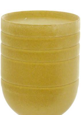 Set of 3 Yellow Iron Candle Holder S260067