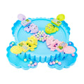 Blue Hungry Frogs Eating Beans Children Board Strategy Games Toy H736