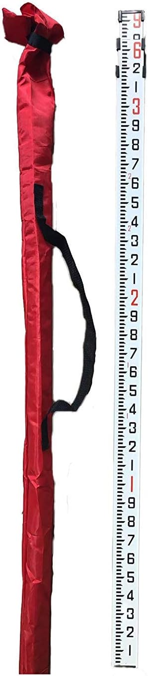 Aluminum Grade Rod with Carrying Case, 9 Foot, Pack of 2 Q5381