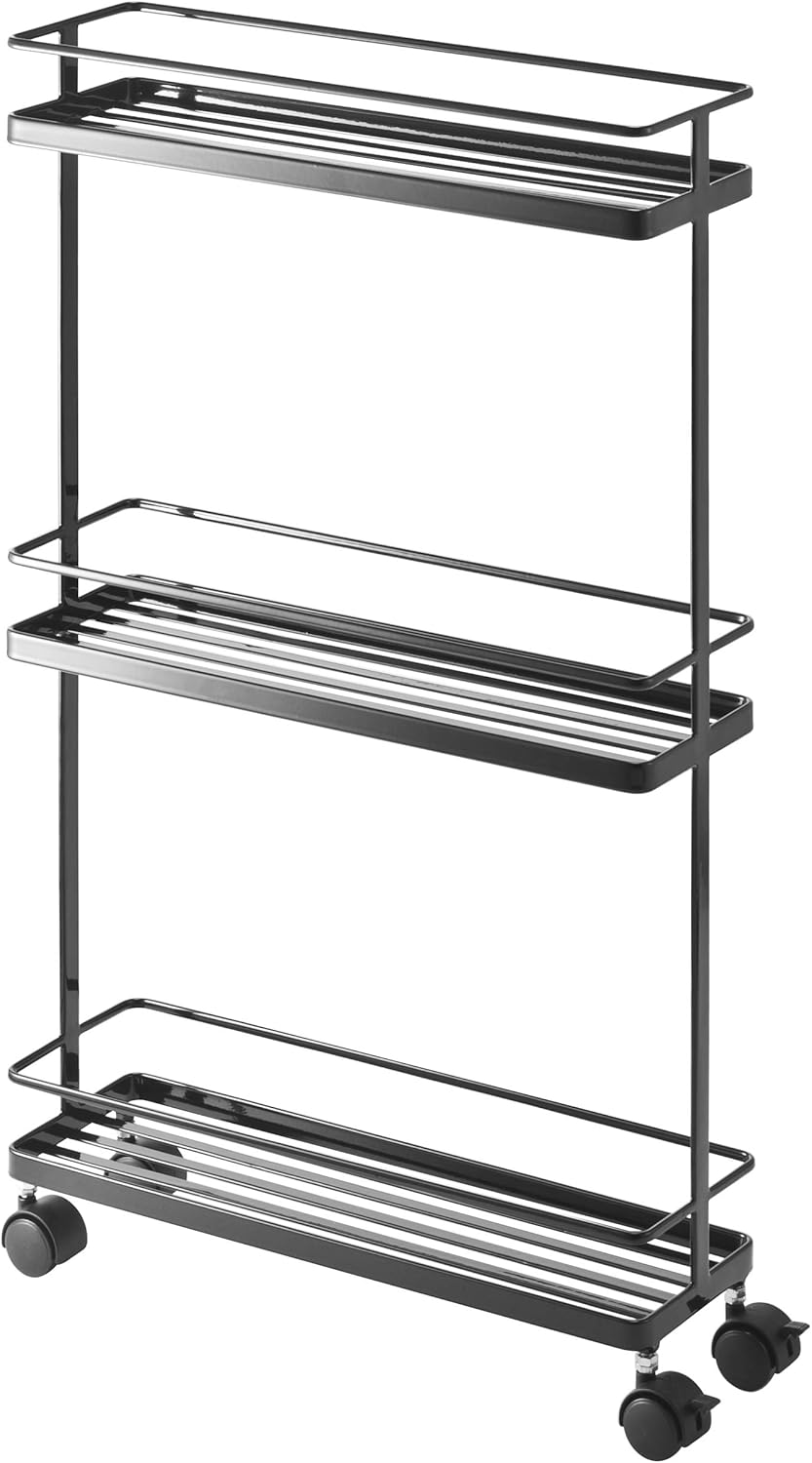 White Rolling Kitchen Storage Cart X792