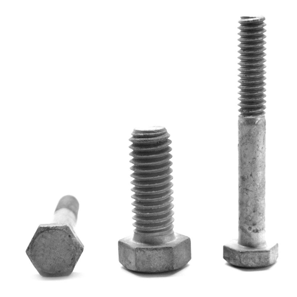 3/4x22-10 x 6 1/2x22 Coarse Thread Grade 5 Hex Cap Screw Medium Carbon Steel Hot Dip Galvanized D3666