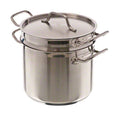12 qt Induction Ready Stainless Steel Double Boiler with Cover R764