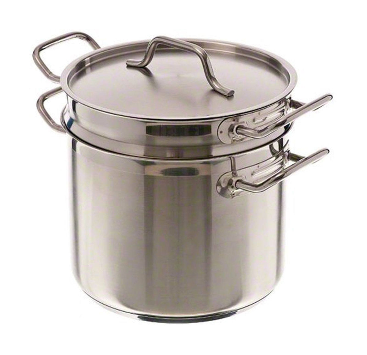 12 qt Induction Ready Stainless Steel Double Boiler with Cover R764