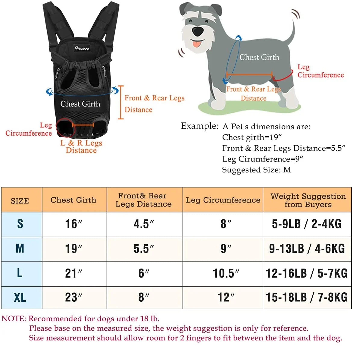 Pet Carrier Backpack Travel Bag for Small Medium Dogs Cats Puppies B76890