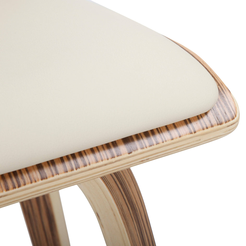 Set of 2 Natural Wood Counter Stool G848384