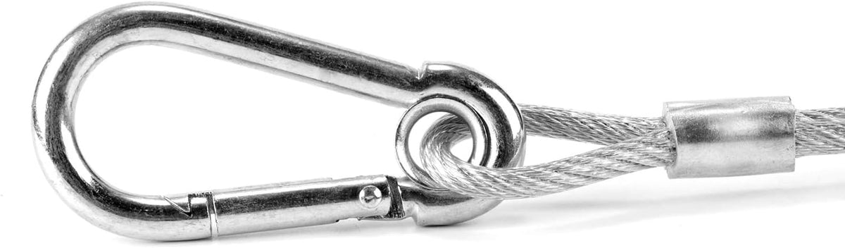 Stage Lights Safety Cables 33'' Stainless Steel Security Rope, Pack of 10 N993