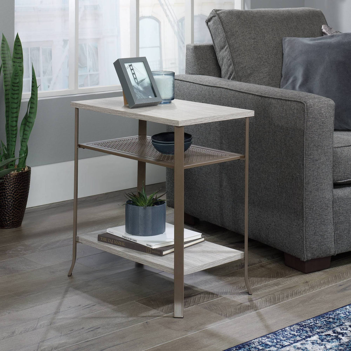 Champagne Oak Side Table S6345