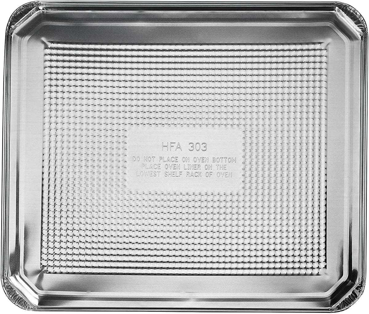 Silver Aluminum Foil Oven Liner Set of 10 Q32030