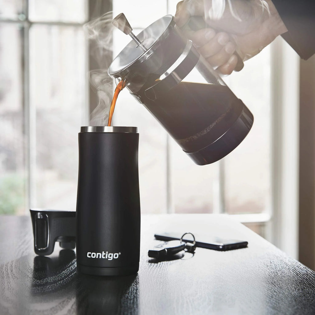 16 Oz Stainless Steel Travel Mug, 2-Pack V813