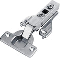 4pcs Soft Opening Concealed Hinges Full Overlay Nickel Finish N21349