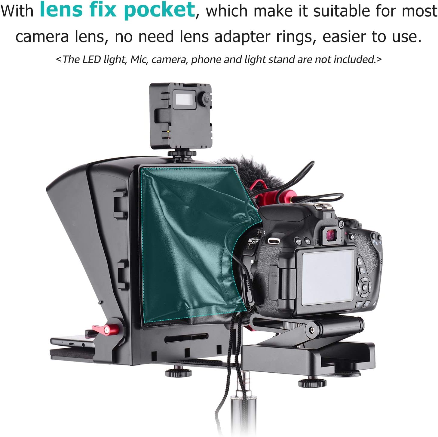 Portable Teleprompter with Remote Control D602746