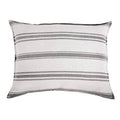 Cream / Gray Stone King Sham X48643