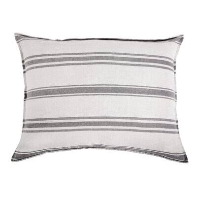 Cream / Gray Stone King Sham X48643