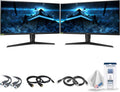 27in 16:9 144 Hz HDR FreeSync IPS Gaming Monitors with Display Port, HDMI, and Cables D7148