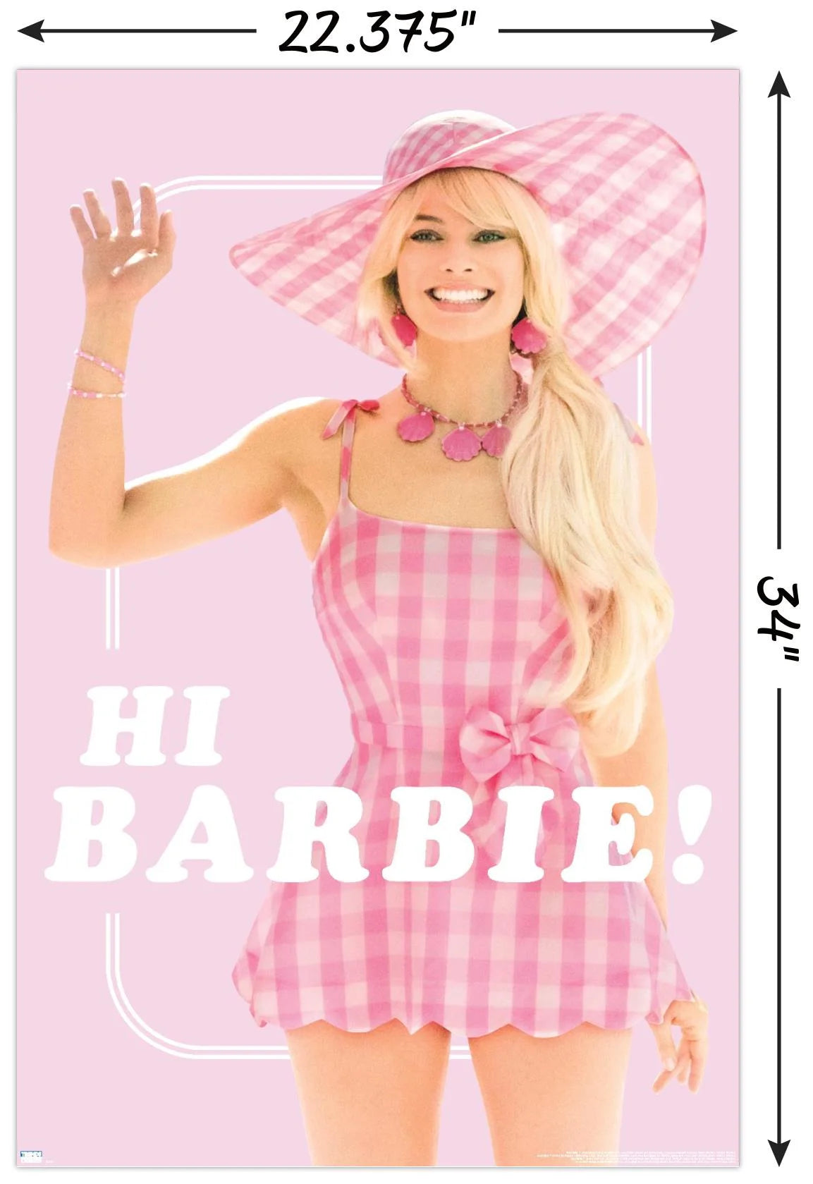 Barbie: The Movie Wall Poster, 22.375" x 34" V317